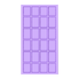 Schokolade Tafel Form.stl Schokoladenform, Tafel, Dubaischokolade