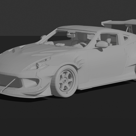 Nissan 370Z 2013 NFS Wide Body Kit STL 3D Print Model