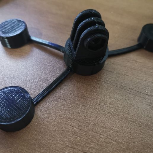 Magnetic Scorpion Tripod for GoPro 3D model