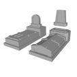 cemetery-kit-gravestones-on-graves.jpg Download file Smallscale cemetery kit • 3D printable design, BitsBlitzDesigns