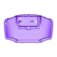 GBA_BACK_SHELL.stl Gameboy Advance Shell - GBA