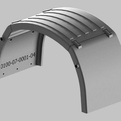 Mudguard / mudguard 1/8 scale