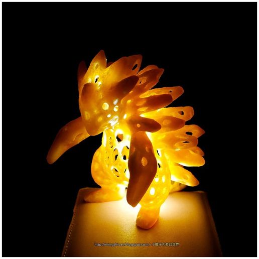 Sandslash_07.jpg STL-Datei Sandslash Lamps - Voronoi Style kostenlos・Design für 3D-Drucker zum herunterladen, mingshiuan