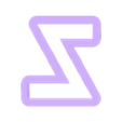 Z_Ucase.stl squid game - alphabet font - cookie cutter