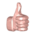 model-1.png Thumbs up LOW POLY