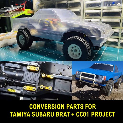 タミヤ SUBARUBRAT スバルブラット ボディ タミヤ RC特別企画商品 1/10RC スバル ブラット ブルーバージョン | タミヤ