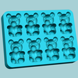 bh5.png Jelly Candy Molding Bear Heart - Gummy Mould