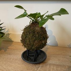 IMG_2937.jpg STL-Datei KOKEDAMA HALTER , HOLDER kostenlos・3D-Druckvorlage zum Herunterladen
