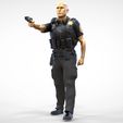 P2-1.22.jpg N2 American Police Officer Miniature 3D print model