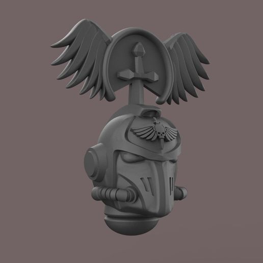 Рендер-шлемов.200.jpg Набор прокси-шлемов Темные ангелы