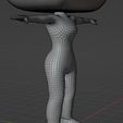 5.jpg Rigged Female Model 3D Funko
