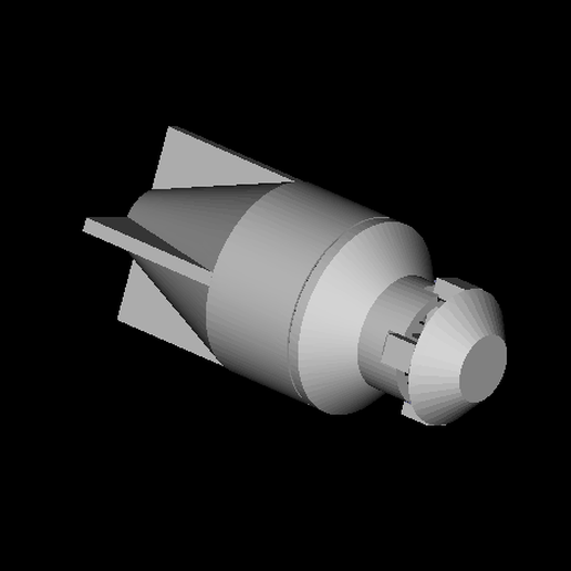 12 Gauge Explosive Slug (PRIMER SLUGS) 3D model