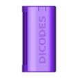 Dicodes_Dani_Box_Micro_18650_clear_version_with_logo.STL Dicodes Dani Box Micro Mod 18650 protection cover