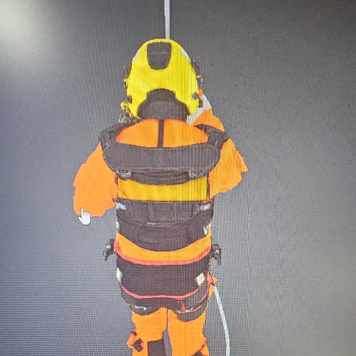 UK/EU style Winchman on Hoist Cable