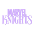 MARVEL KNIGHTS PART 2.1.stl Marvel knights logo