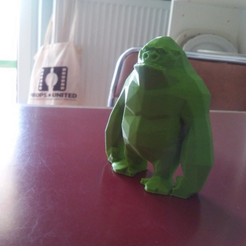 Capture_d__cran_2015-11-18___13.01.18.png Free STL file LowPoly <gorilla・3D printing template to download