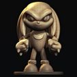 a.jpg STL file Knuckles - Sonic The Hedgehog 2・3D printable design to download
