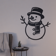 wall-art-200.png Snowman Snowman Wall Decoration 2d Wall Art