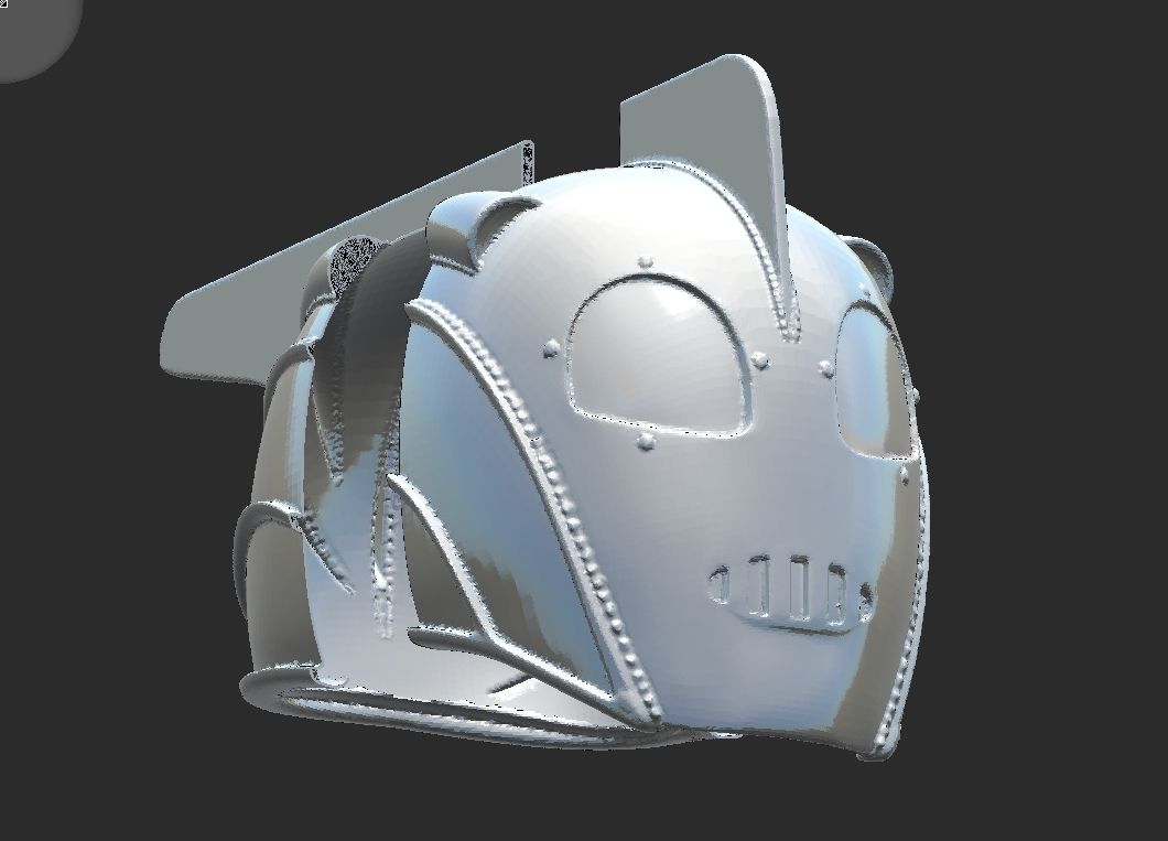 ScreenShot173.jpg Datei 3D Rocketeer helmet Replikca for cosplay・Modell für 3D-Druck zum herunterladen, DESERT-OCTOPUS