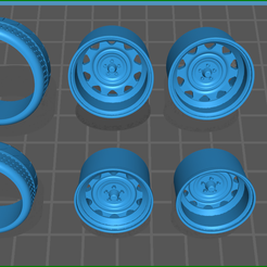 mopar-wheels.png Archivo STL mopar rally rueda 1/25・Diseño de impresión en 3D para descargar