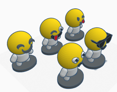 emojis3.png Descargar archivo STL gratis Emojis • Diseño para impresión en 3D, creates3Dgo