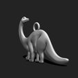 4_3DPR~1.jpg Dino Pendant Keychain - 3D STL File for 3D Printing