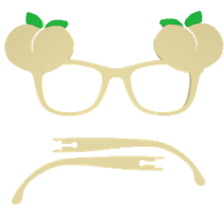 OBJ file Banana glasses (party glasses)・3D print design to download・Cults