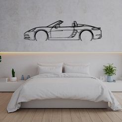 bedroom.jpg Wall Art Car Porsche Boxster 718 GTS