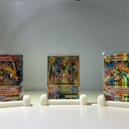 Ungraded sleeved TCG stand/display STL File for 3D printingCults