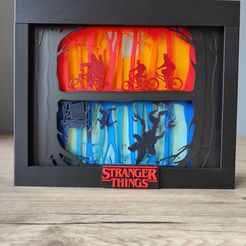 IMG20230925110708.jpg Fichier STL gratuit Stranger Things The Upside Down Shadow Box・Design imprimable en 3D à télécharger