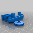 9fc80c93efccf93b01fa1d0dc8323d87.png Hesine M505 Anet A8 (Prusa i3) X-Mount incl. 8mm bearing (LM8UU) and belt tensioner (version with Z-rod screw mount at top)