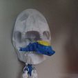 Snapchat-1347233397.jpg Skull decor / skull holder / skull wall decor / hanging skull
