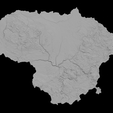 1.png Topographic Map of Lithuania – 3D Terrain
