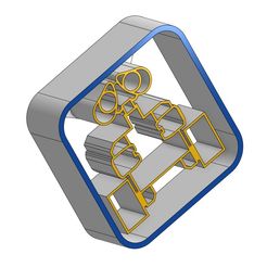 STL file BLUELOCK MEGURU BACHIRA / COOKIE CUTTER 🍪・Model to download and  3D print・Cults