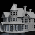 BP3.png Файл STL N-Scale Дом "Бриджпорт" в масштабе 1:160 STL-файлы・Модель для печати в 3D скачать