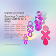 Cover-7.png Earring Combo 11 Clay Cutter - Earring STL Digital File Download- 12 sizes and 2 Earring Cutter Versions, cookie cutter, Geometric