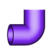 PVC elbow with 0.5-inch nominal diameter.STL PVC-Rohrformstücke ``Gewerbliche Nutzung``.