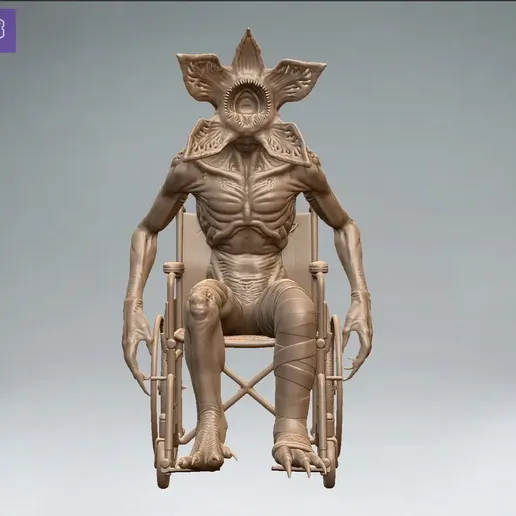 🦽 Demogorgon in Wheelchair with Signed Cast - Stranger Things Fan Art ...