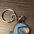 Among Us Azul.png Keyrings Among Us