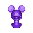 Mickey Bust low poly.obj Mickey bust
