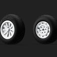 wheel_oval_tread.jpg Ruote del P-51 Mustang con battistrada ovale in scala 1/72