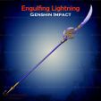 1.jpg Engulfing Lightning From Genshin Impact - Fan Art 3D print model