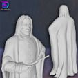 1-3.jpg Severus Snape Harry Potter Alan Rickman  3D print model 3D print model