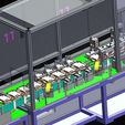 000002.jpg Automatic Li-Battery Mobile Battery Sticker Labeling Machine 3D CAD Model