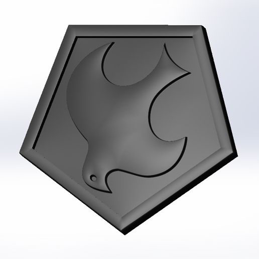 PEACEMAKER LOGO 3D model