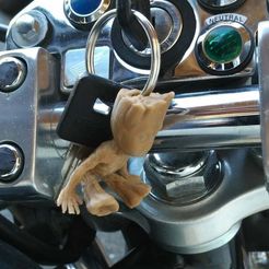 WP_20170924_11_45_14_Pro.jpg Free STL file Baby Groot Keychain・Design to download and 3D print