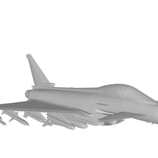 1.jpg Descargar archivo OBJ gratis Eurofighter Typhoon • Plan de la impresora 3D, viper1
