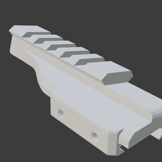 EOTech Canted Primary Mount 3D model