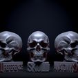 Facial_Ecorche_miniature_Camera_all2_014.jpg Skull for 3d printing. STL
