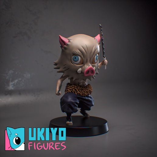 👾 Inosuke (Chibi)・ 3D File for 3D printing・Cults